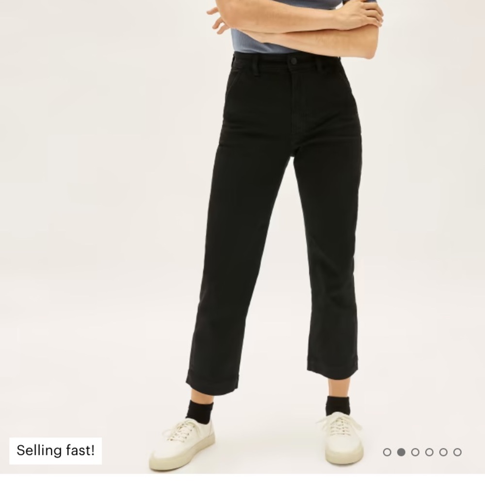 Everlane Straight Leg Crop Jeans